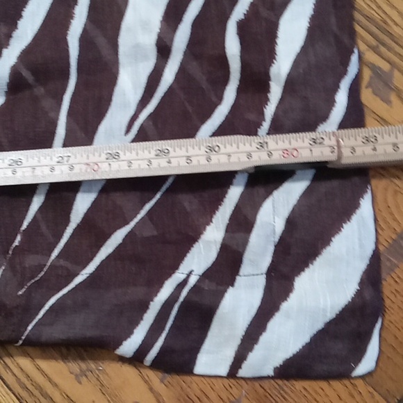 KATE SPADE Womens Dress XS  Preowned Tunic BROWN Animal Print SHEER Party Resort - Picture 7 of 14